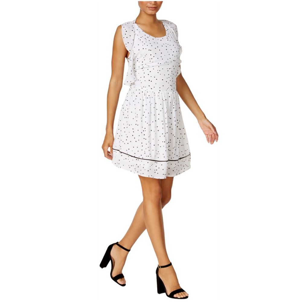 NWT Maison Jules Printed A-Line Fit & Flare Dress